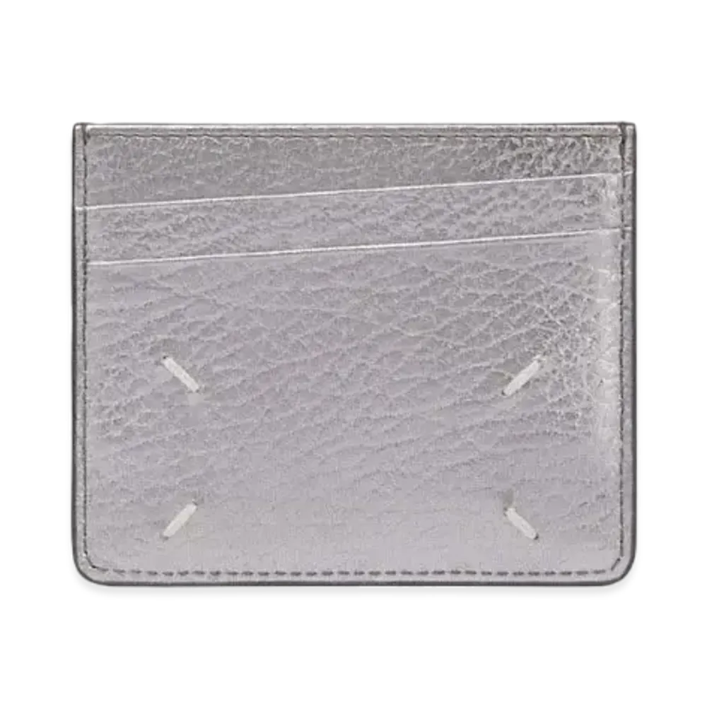 Maison Margiela Four Stitches Card Holder "Metallic Grey"