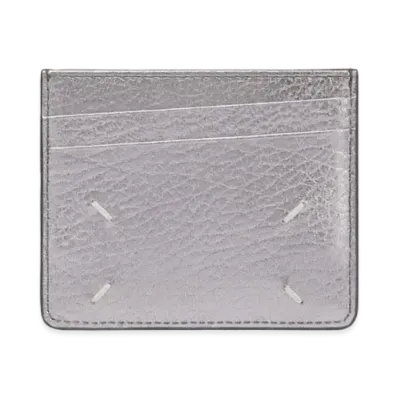 Maison Margiela Four Stitches Card Holder "Metallic Grey"