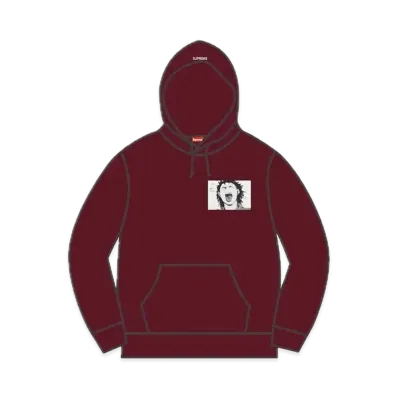Supreme x AKIRA Patches Hooded Sweatshirt "Burgundy"
