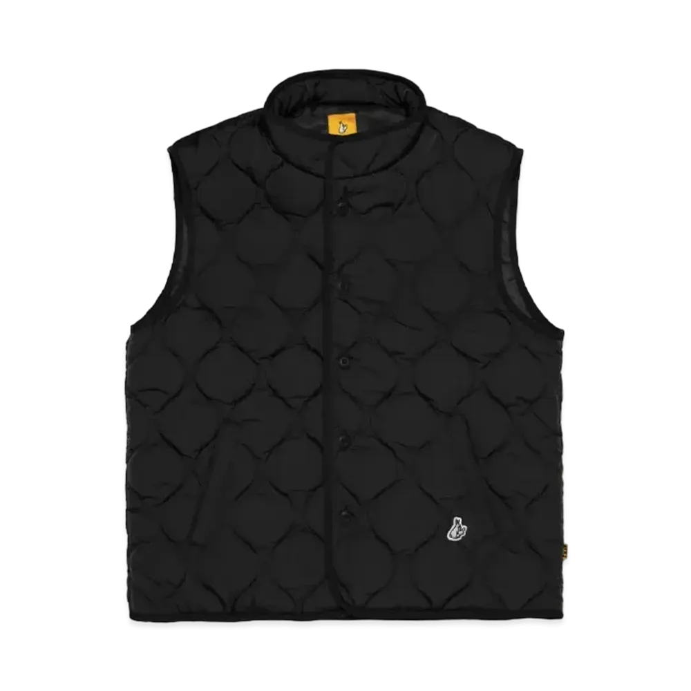 FR2 Rabbits Quilting Nylon Padding Vest "Black"