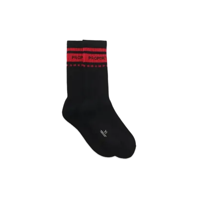 Yohji Yamamoto Y's COTTON JQ SPORTY SOCKS "Red"