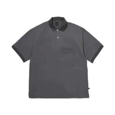 DAIWA PIER39 Tech Polo Shirt W/Pocket S/S "Charcoal"