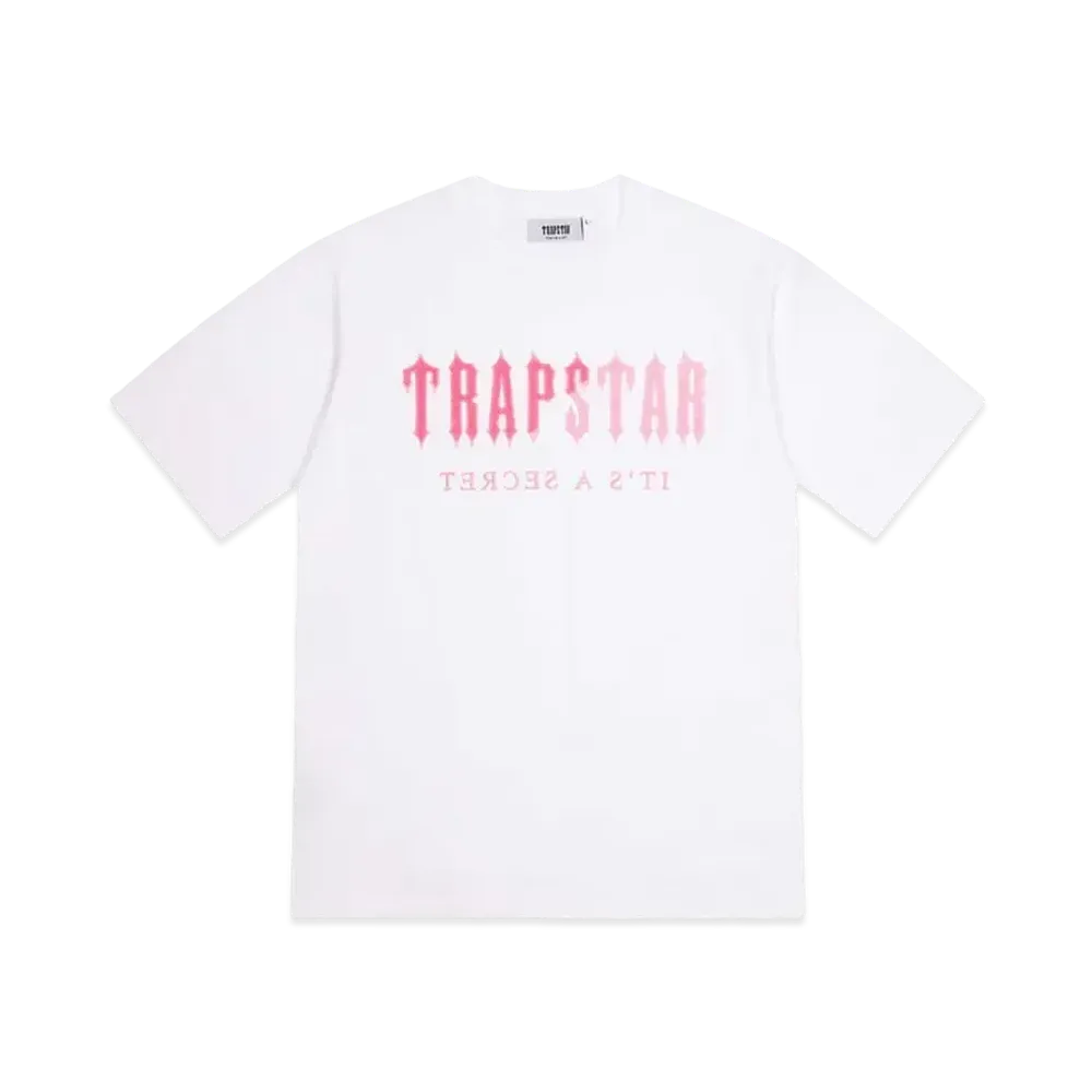 TRAPSTAR Decoded Chenille Short Set "White/Grey/Pink"