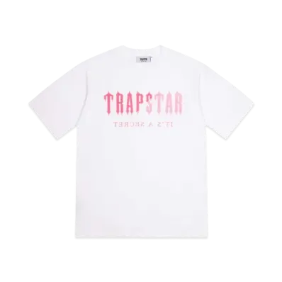 TRAPSTAR Decoded Chenille Short Set "White/Grey/Pink"