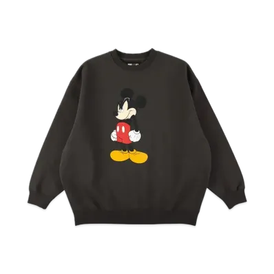 WIND AND SEA x Disney Mickey Angry Sweat Shirt "Black"