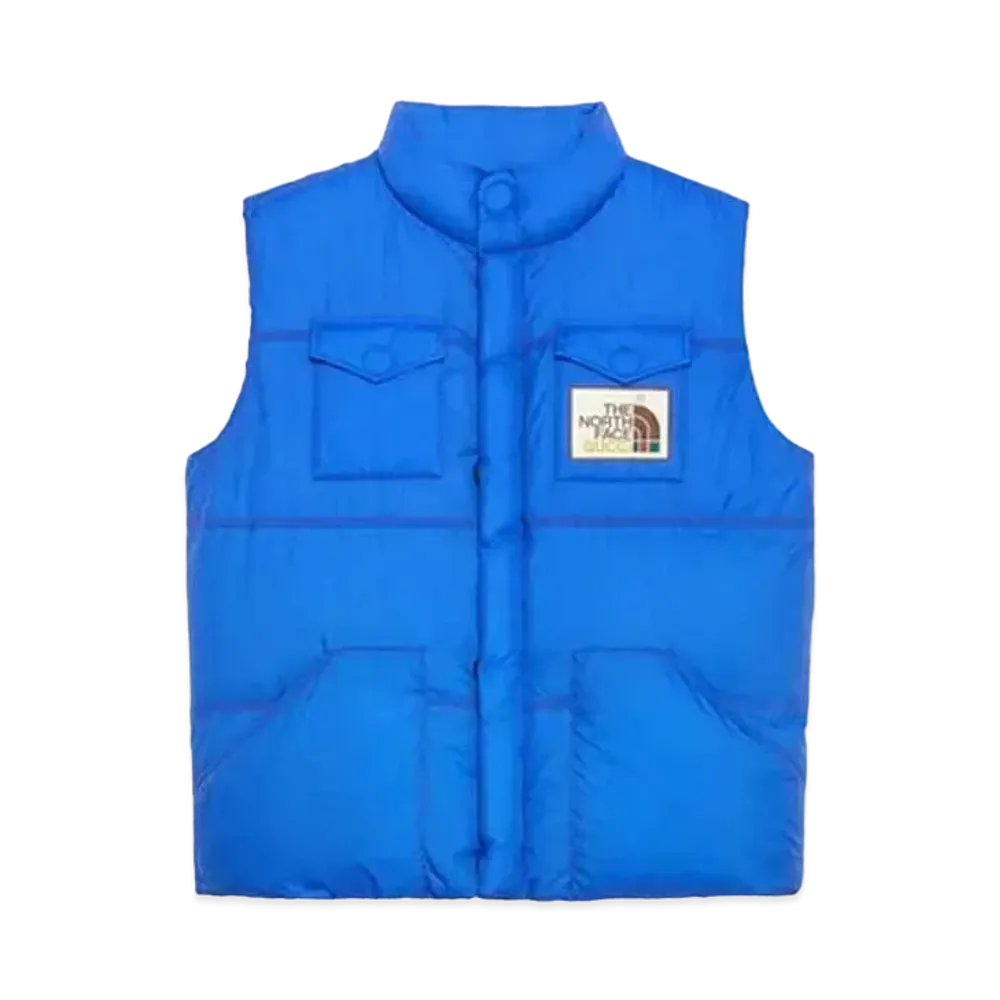 Gucci x The North Face Down Vest "Blue"