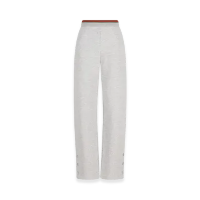 GUCCI Women's Cotton Blend Joggers "Gray"