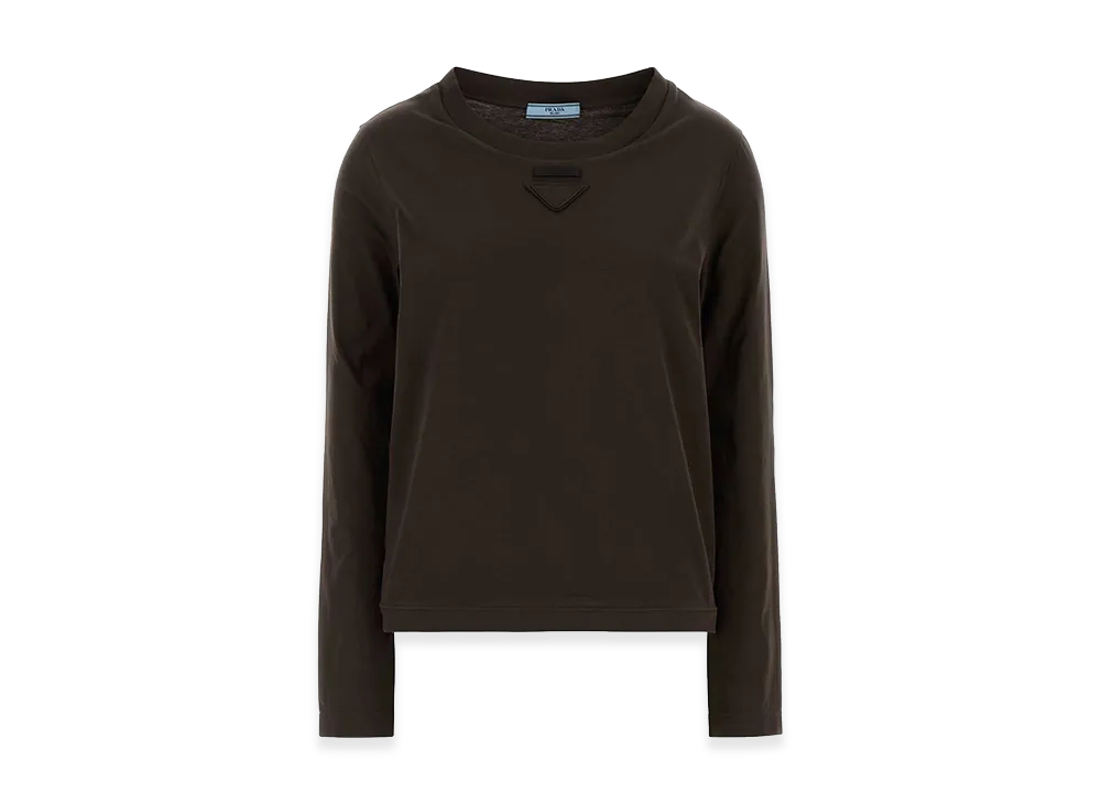 PRADA Women's Girocollo "Brown"