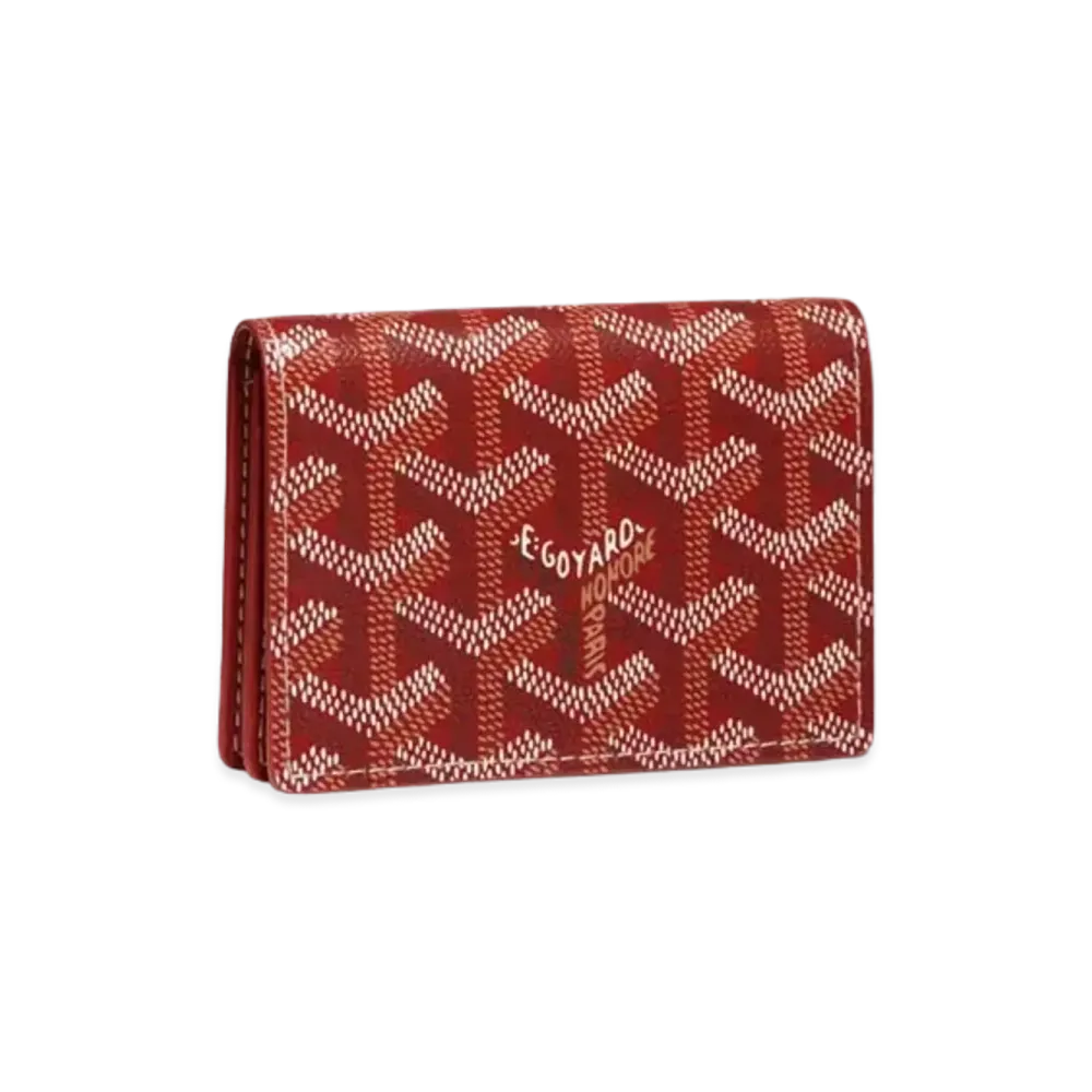 Goyard Malesherbes Card Wallet "Red"