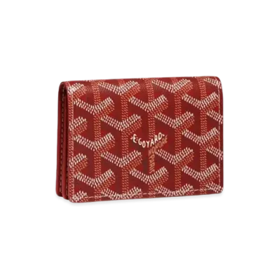 Goyard Malesherbes Card Wallet "Red"