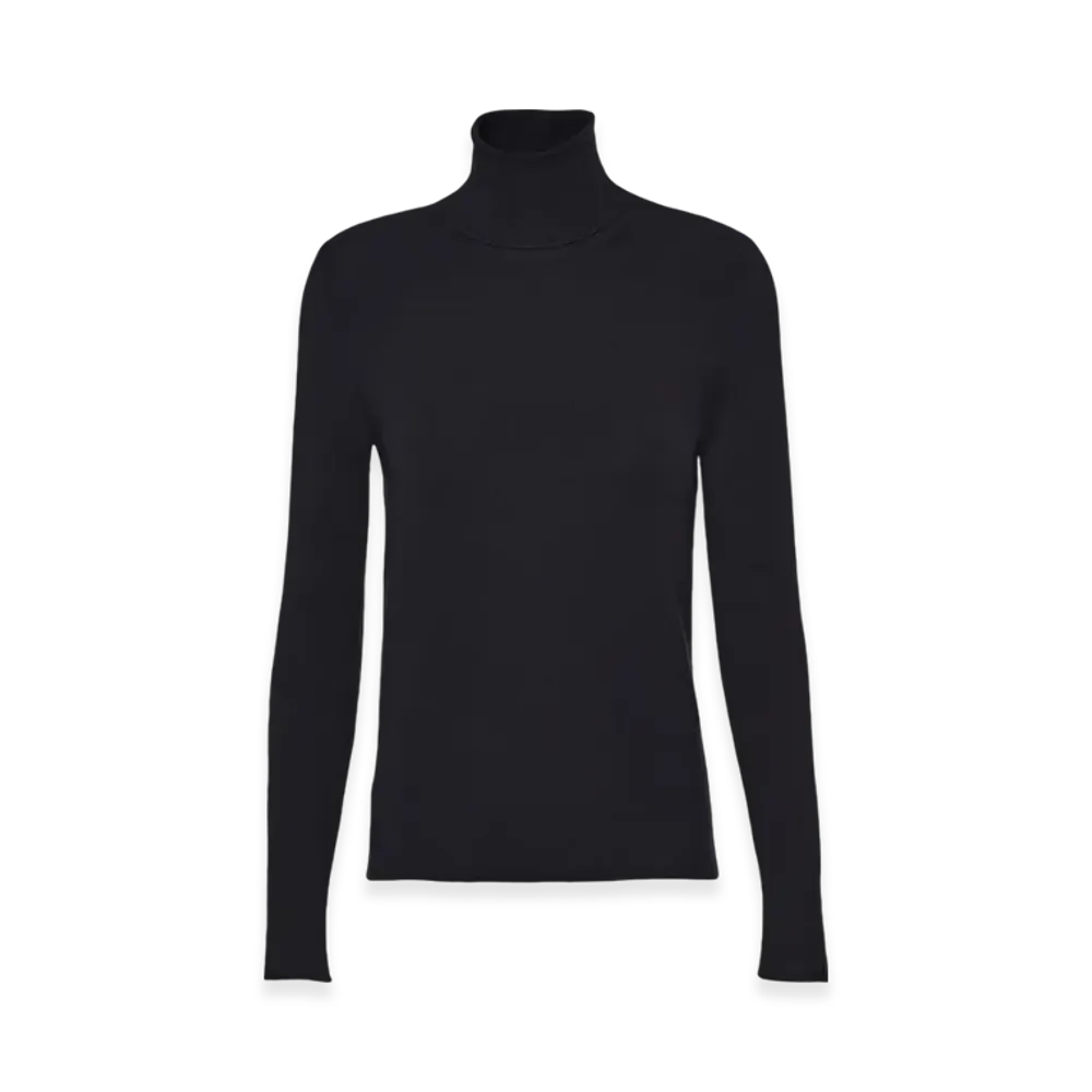 PRADA Women's Cashmere Silk Sweater "Black"