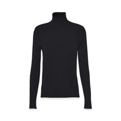PRADA Women's Cashmere Silk Sweater "Black"