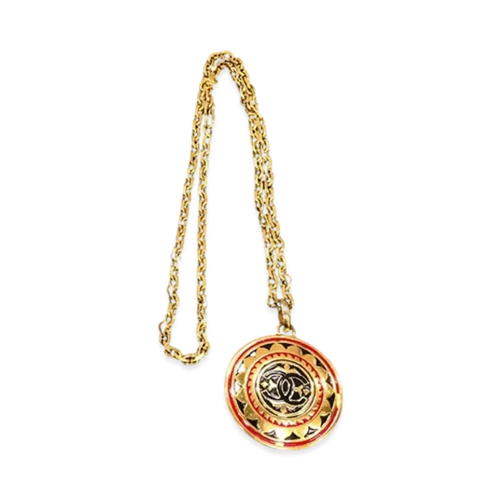CHANEL Vintage Indian Necklace "Gold"