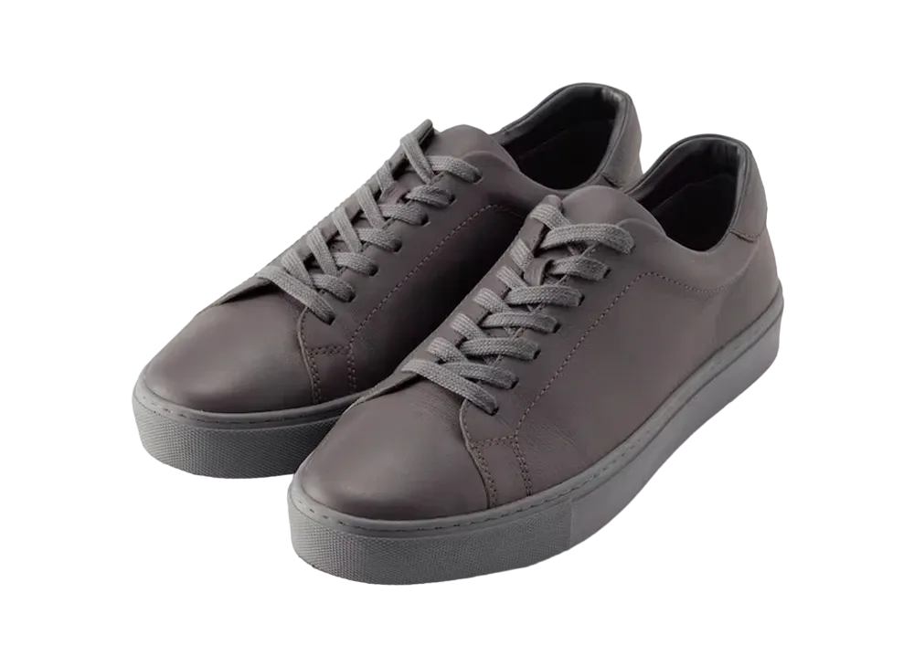 GU Real Leather Sneakers "Dark Gray"