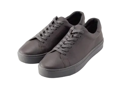 GU Real Leather Sneakers "Dark Gray"