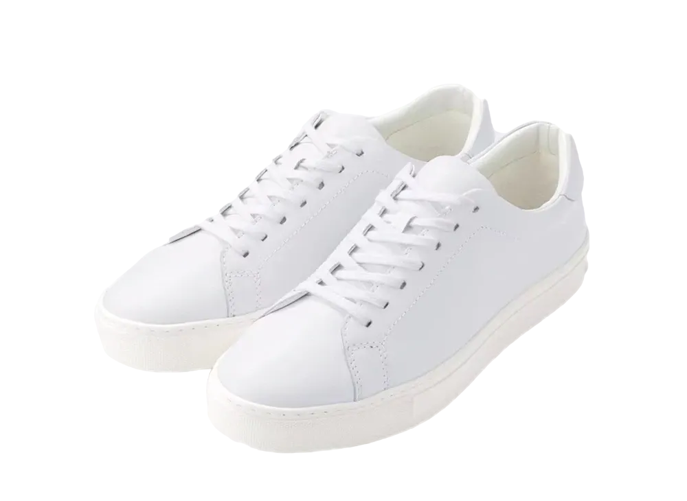 GU Real Leather Sneakers "White"