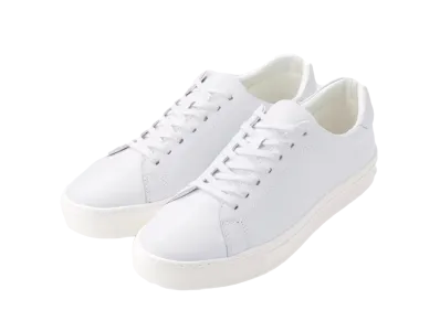 GU Real Leather Sneakers "White"