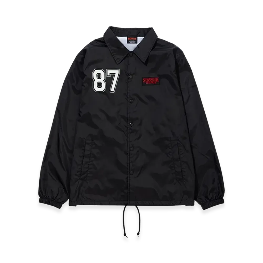 Netflix Stranger Things x V.A. Coach Jacket "Black"