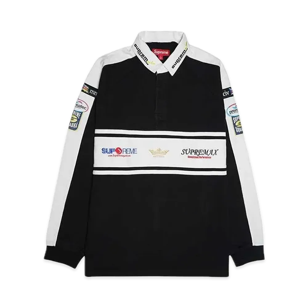Supreme Chest Stripe Rugby "White"