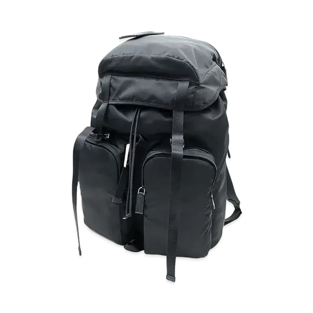 PRADA Nylon Tessuto Backpack "Black"