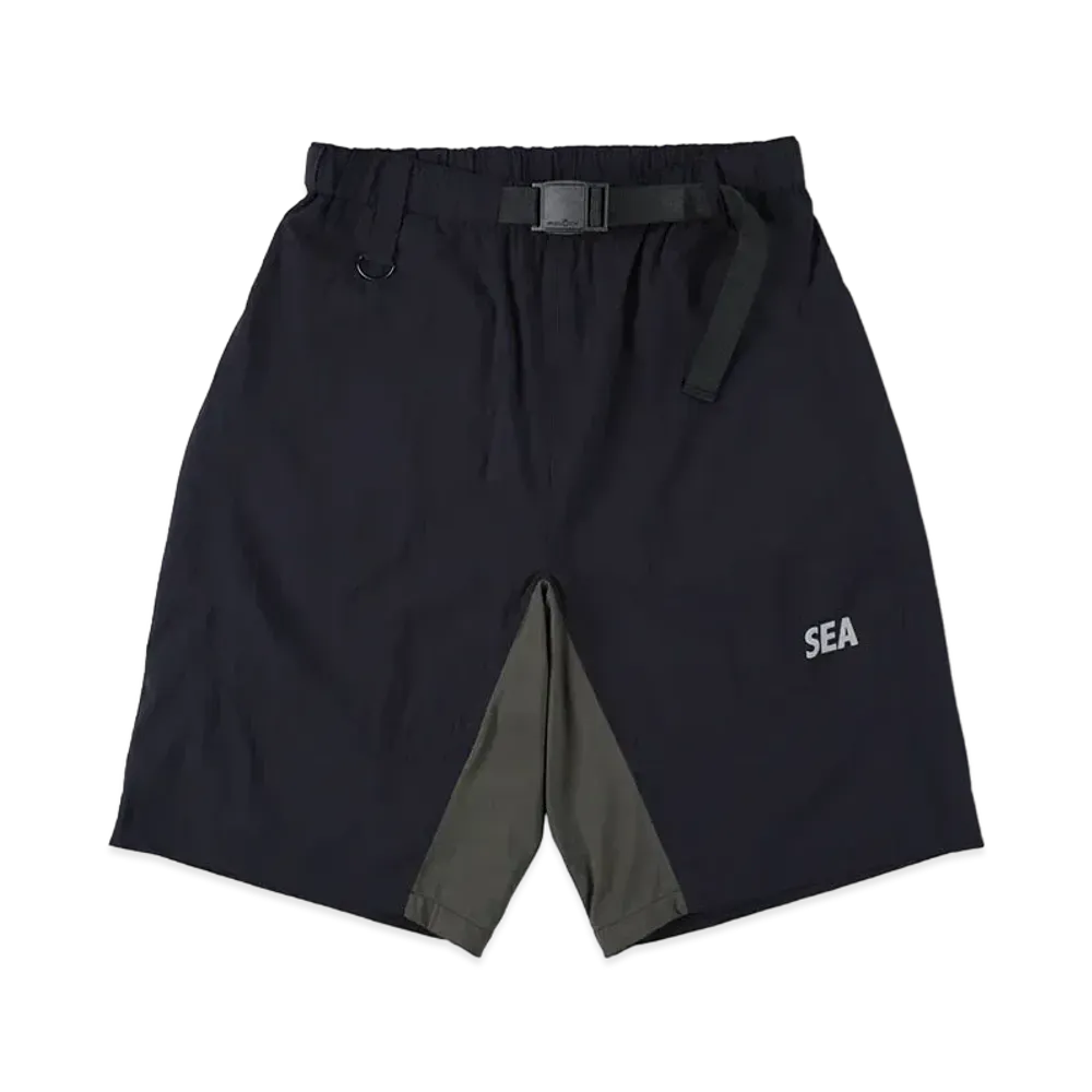 WIND AND SEA Trek Nylon Wide Short "Chacoal"