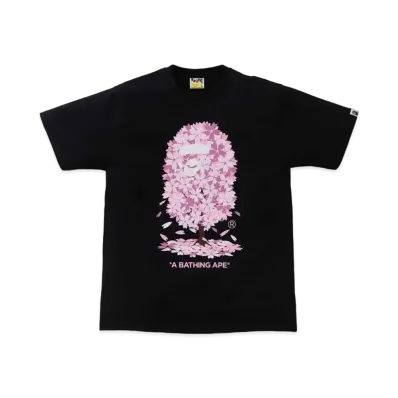 A BATHING APE / SAKURA TEE "Black"