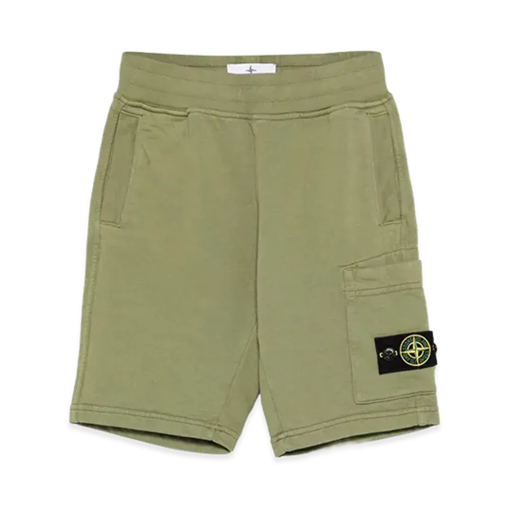 Stone Island Kids Shorts "Green"