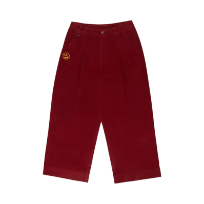 Drew House Ultra Wide Leg Corduroy Carpenter Pant "Burgundy"