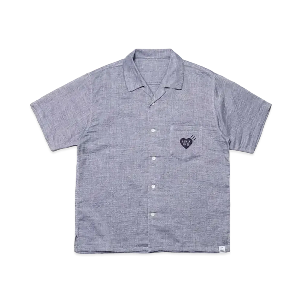HUMAN MADE Chambray Gauze Aloha Shirt "Navy"