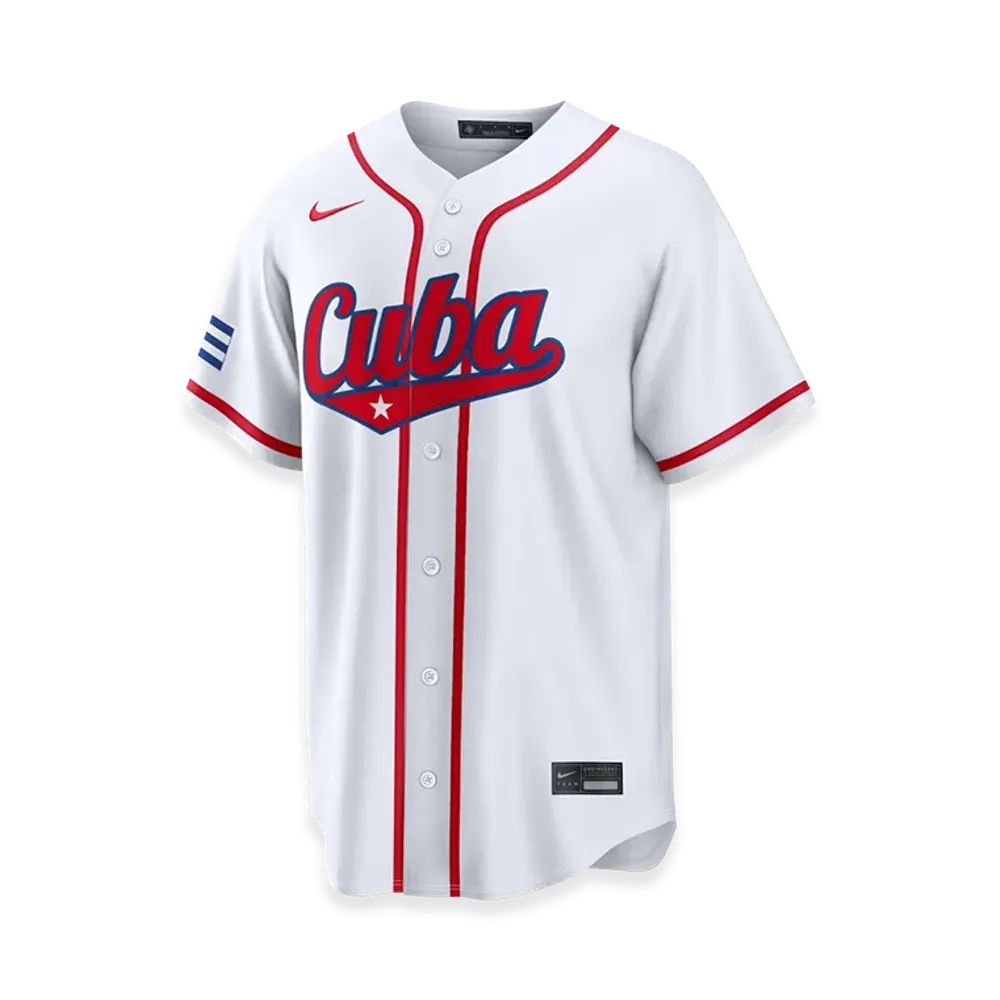 Nike 2026WBC World Baseball Classic Cuba Baseball Home Stadium Jersey "White"