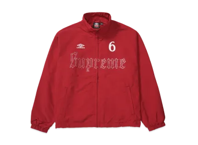 Supreme x Umbro Rhinestone Track Jacket "Red"