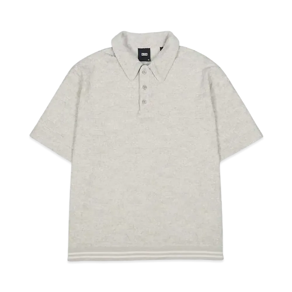 Kith Graham Polo "Light Heather Grey"