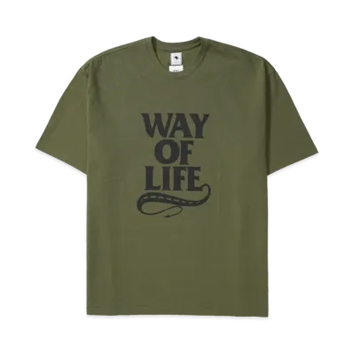 NEIGHBORHOOD x WTAPS x RATS 20th Tee "Olive Drab"