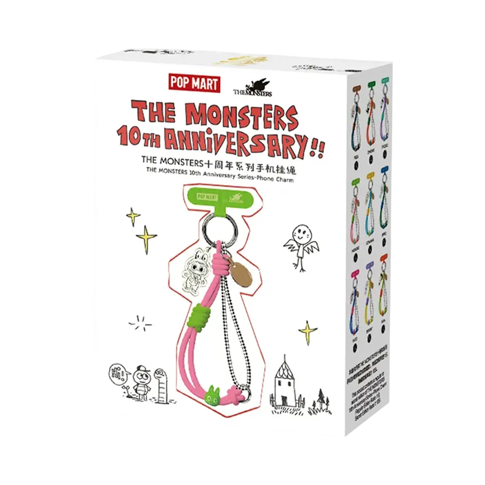POP MART THE MONSTERS 10th Anniversary Series-Phone Charm [Piece]