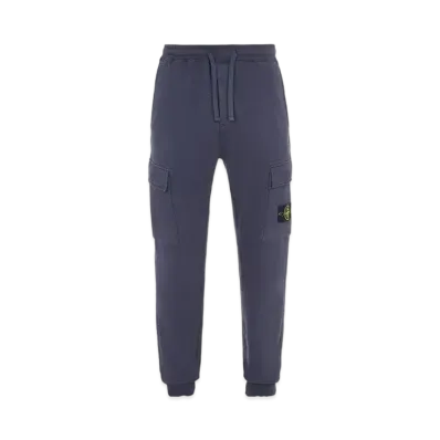 Stone Island 65220 BRUSHED COTTON FLEECE_REGULAR FIT "Ink Blue"