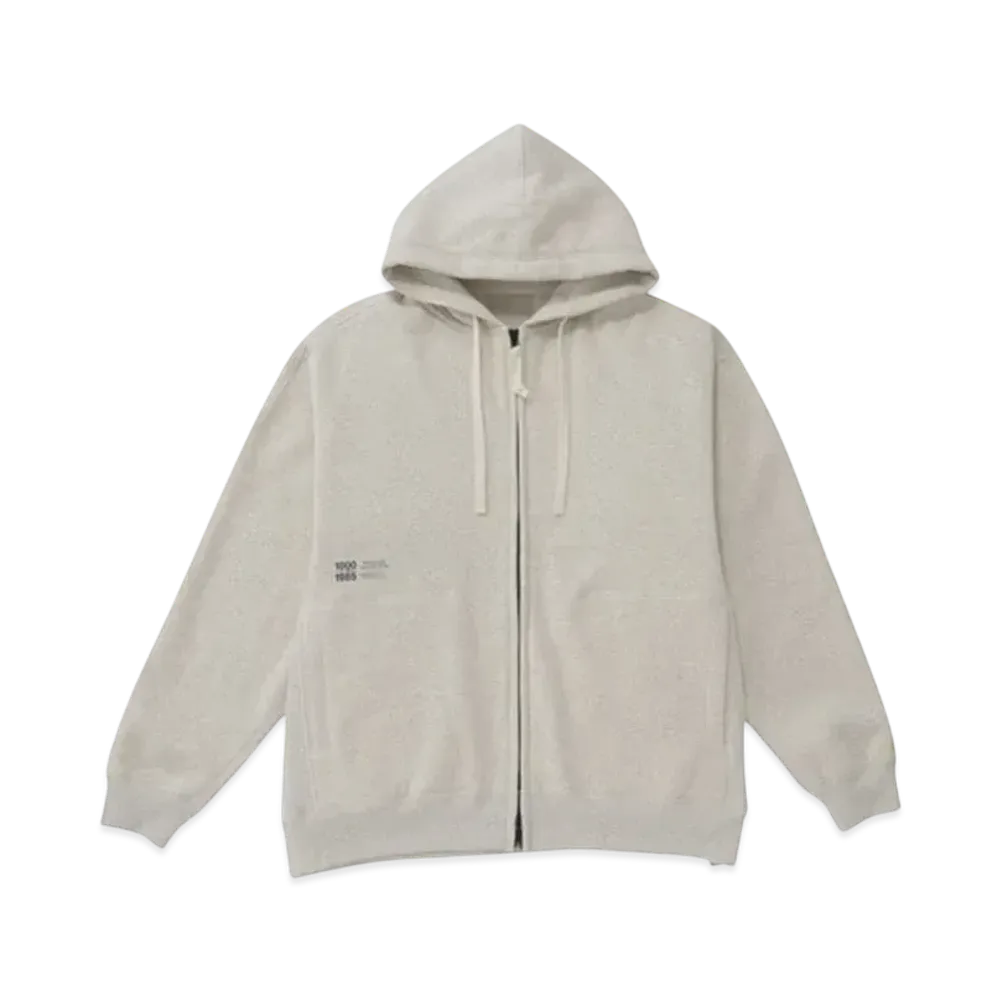 New Balance 1000 Sweatshirt Full Zip Hoodie Oversized Fit "Oatmeal"