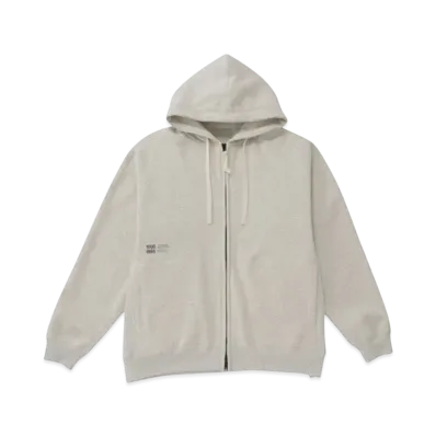 New Balance 1000 Sweatshirt Full Zip Hoodie Oversized Fit "Oatmeal"