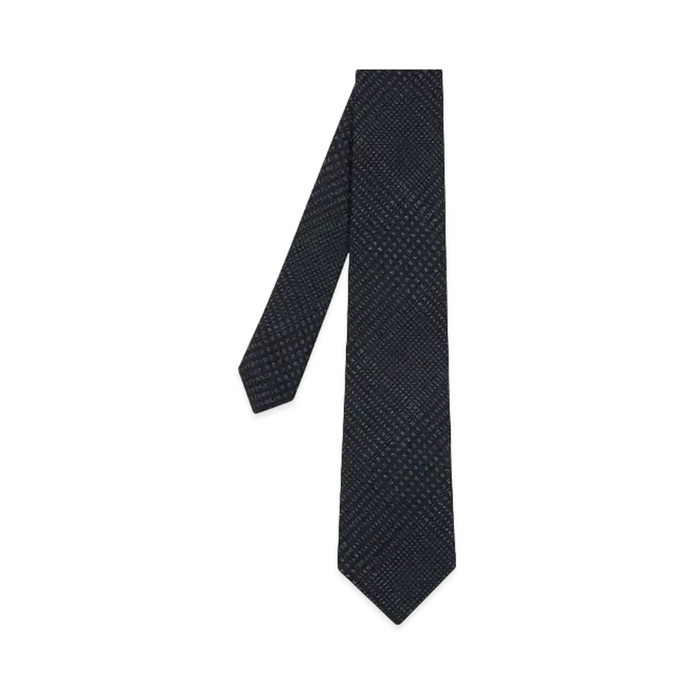 Paul Smith Square Check Tie "Green"