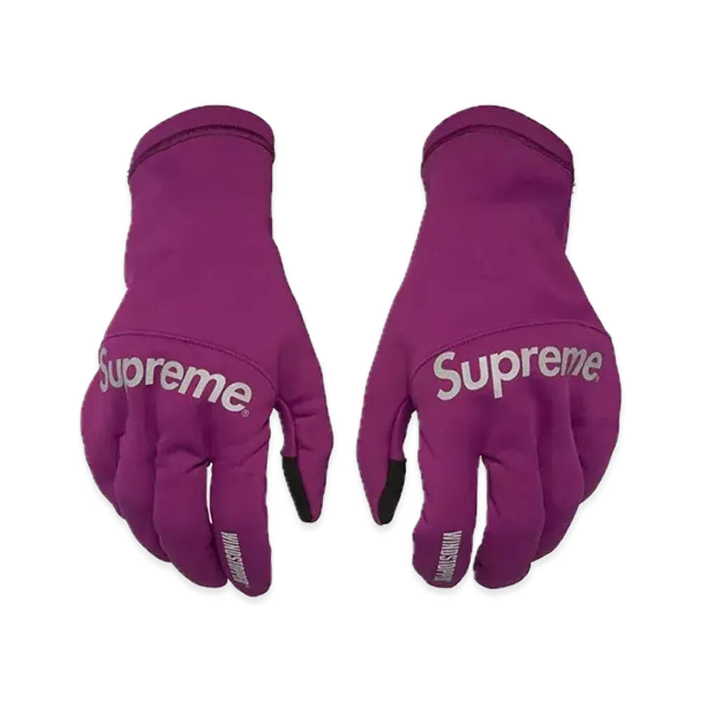 Supreme Windstopper Gloves "Purple"
