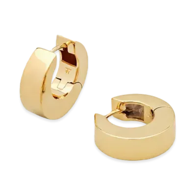 TOMWOOD Arch Hoops Small "Polished Gold"