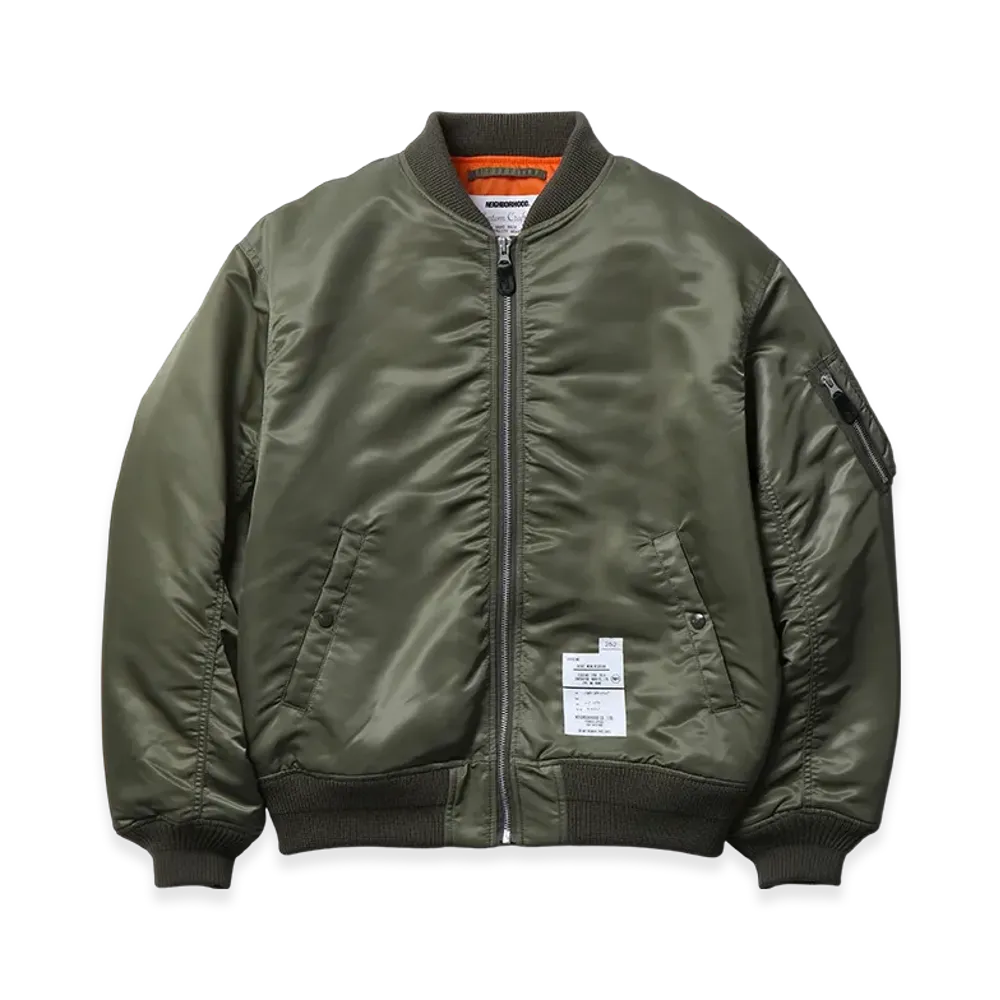 NEIGHBORHOOD Ma-1 Flight Jacket Mod "Olive Drab"