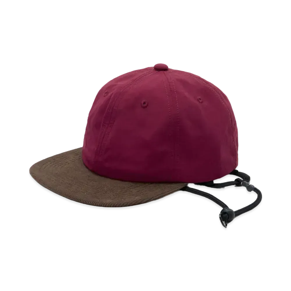 DAIWA PIER39 Tech 6Panel Cap 2Tone "Burgundy"