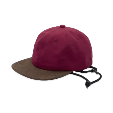 DAIWA PIER39 Tech 6Panel Cap 2Tone "Burgundy"