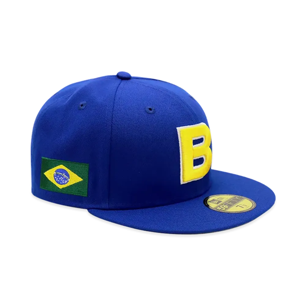 NEW ERA x THE CAP 59Fifty 2026 World Baseball Classic On-Field Brazil "Light Royal"