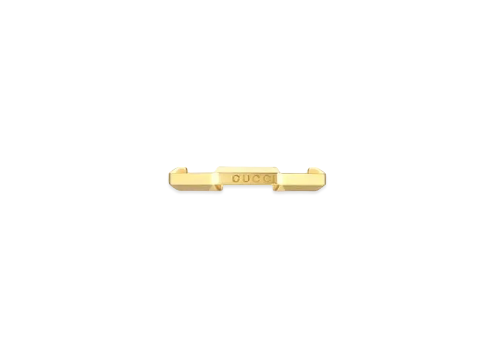 GUCCI Link To Love Mirrored Ring "Gold"