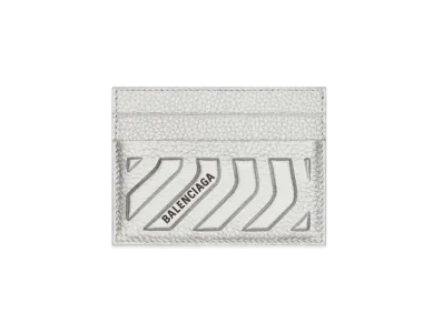 BALENCIAGA Car Card Holder Metallized "Silver"