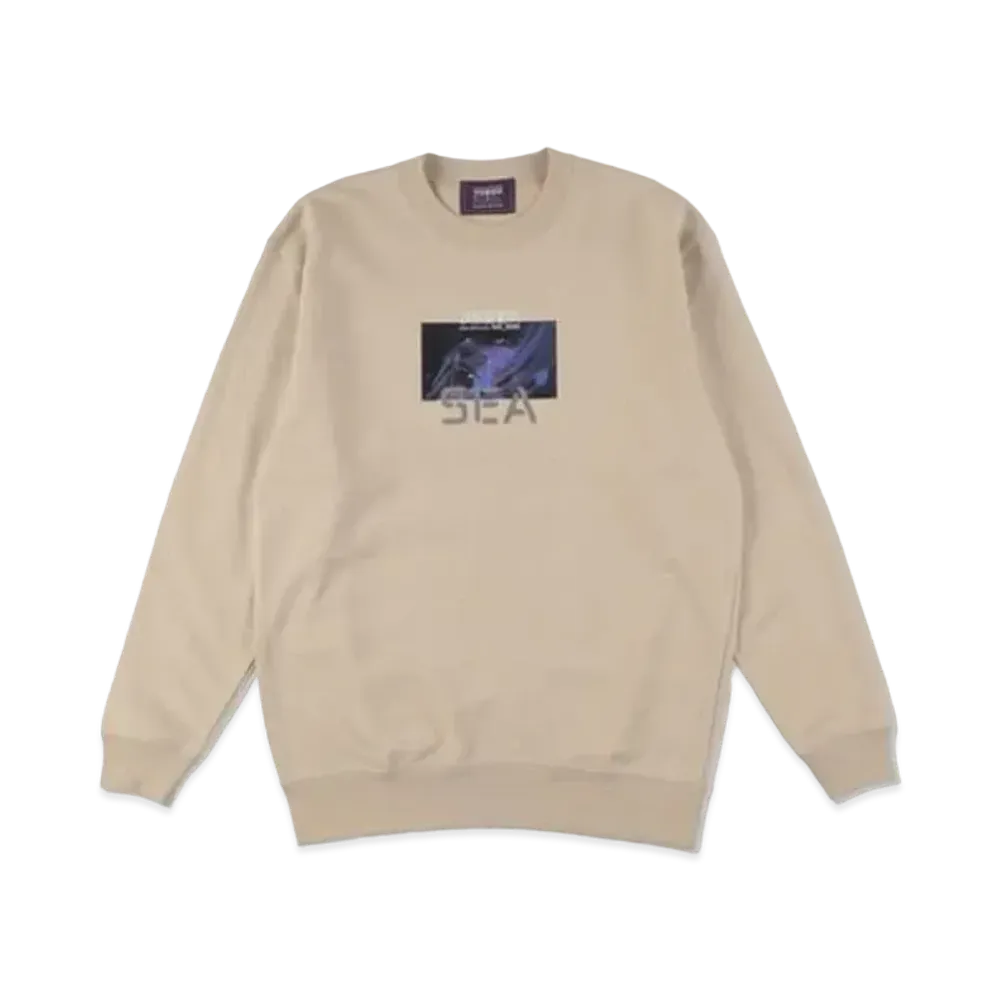 WIND AND SEA x Ghost In The Shell Sac_2045 Reflection Crew neck "Beige"