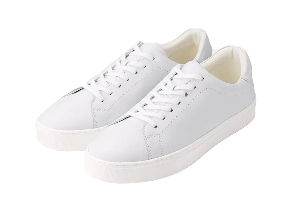GU Real Leather Sneakers "White"