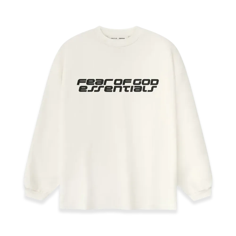 FEAR OF GOD ESSENTIALS Ponte 90s Long Sleeve Tee "Ivory"