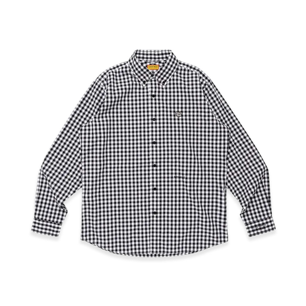HUMAN MADE Gingham Check BB Shirt "Black"